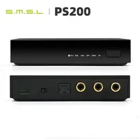 SMSL PS200 Decoder 2024 New USB DAC High Resolution Audio Sound quality enhancement XU316 Decktop MQA-CD ES9039Q2M 32bit/768kHz