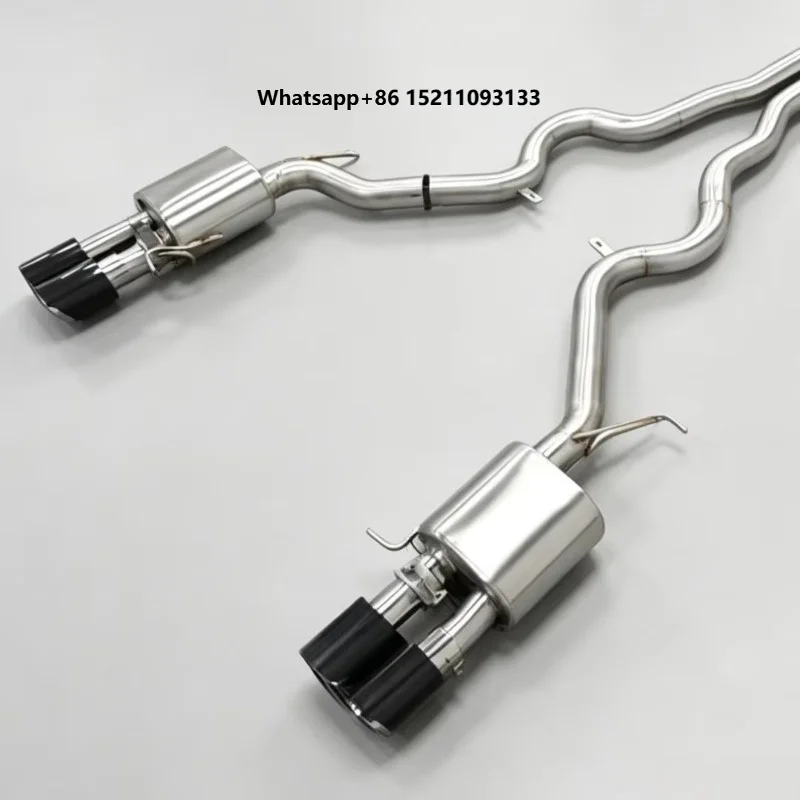 Customized Electric Valved  Exhaust with Four Tailpipes  Exhaust System