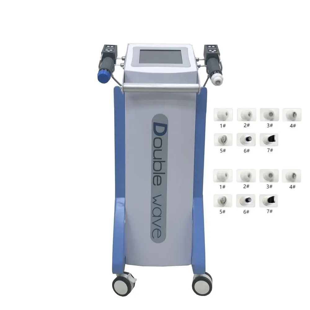 Vertical 2 in 1 Double Handle Cellulite Electromagnetic SKwave Therapy Equipment Ed Treatment Horse Shockwave