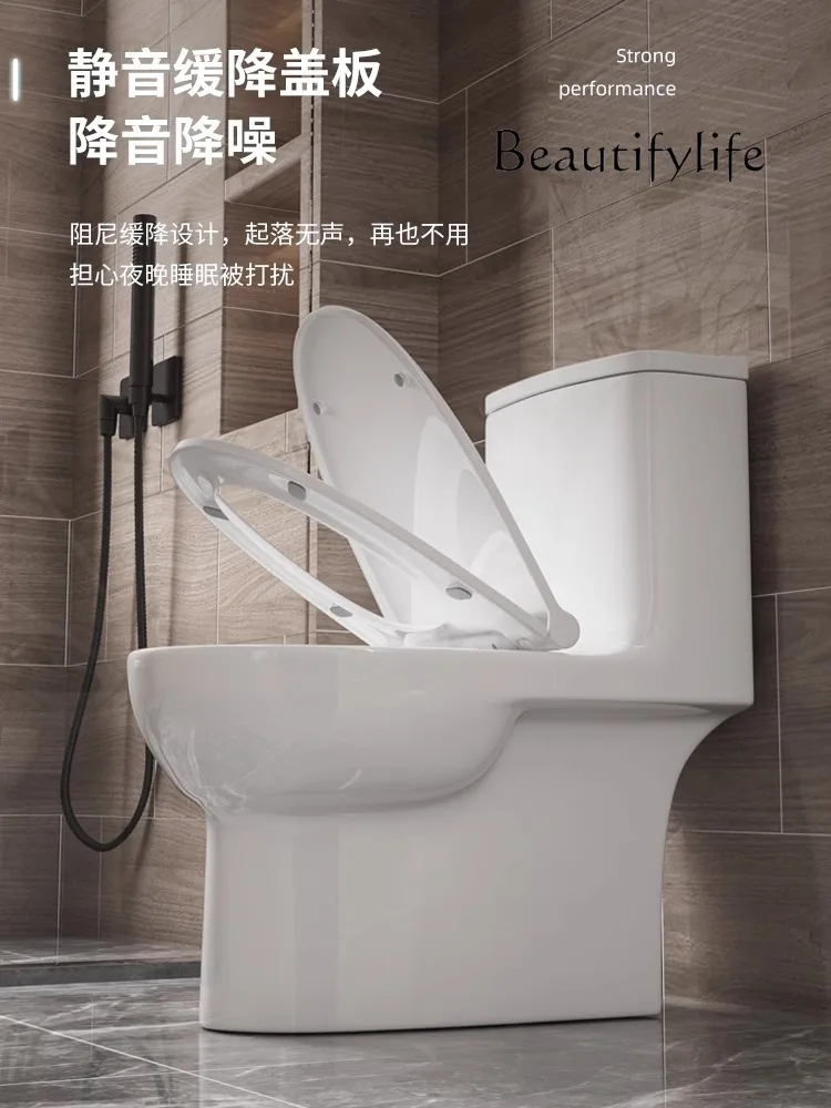 

Side toilet left and right row toilet rear wall row straight row straight punch large diameter anti-blocking