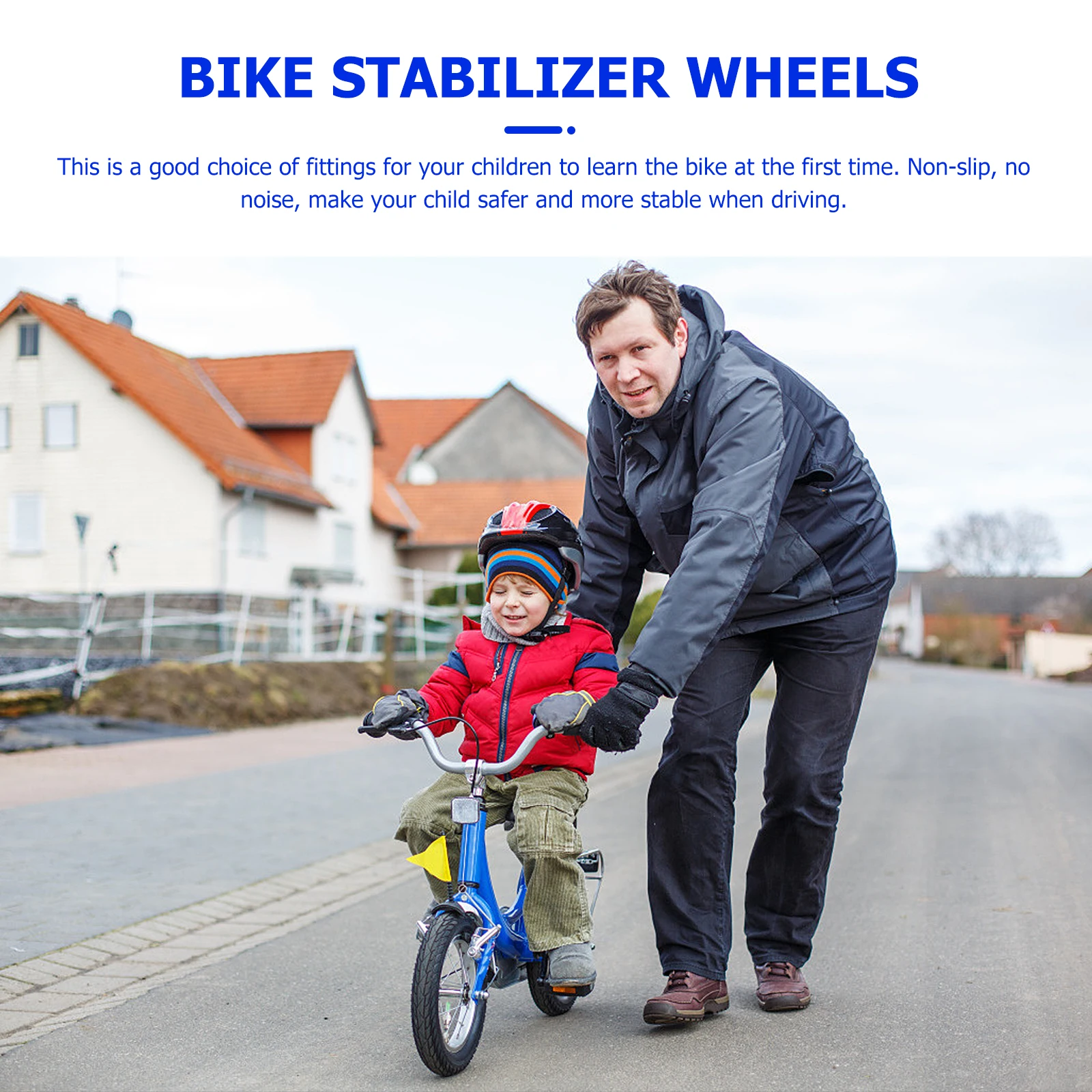 

1 set 1 Set Universal Bike Training Wheels For Kids Children Balance Auxiliary Wheel Durable Easy Assemble Stabilizer Cycling