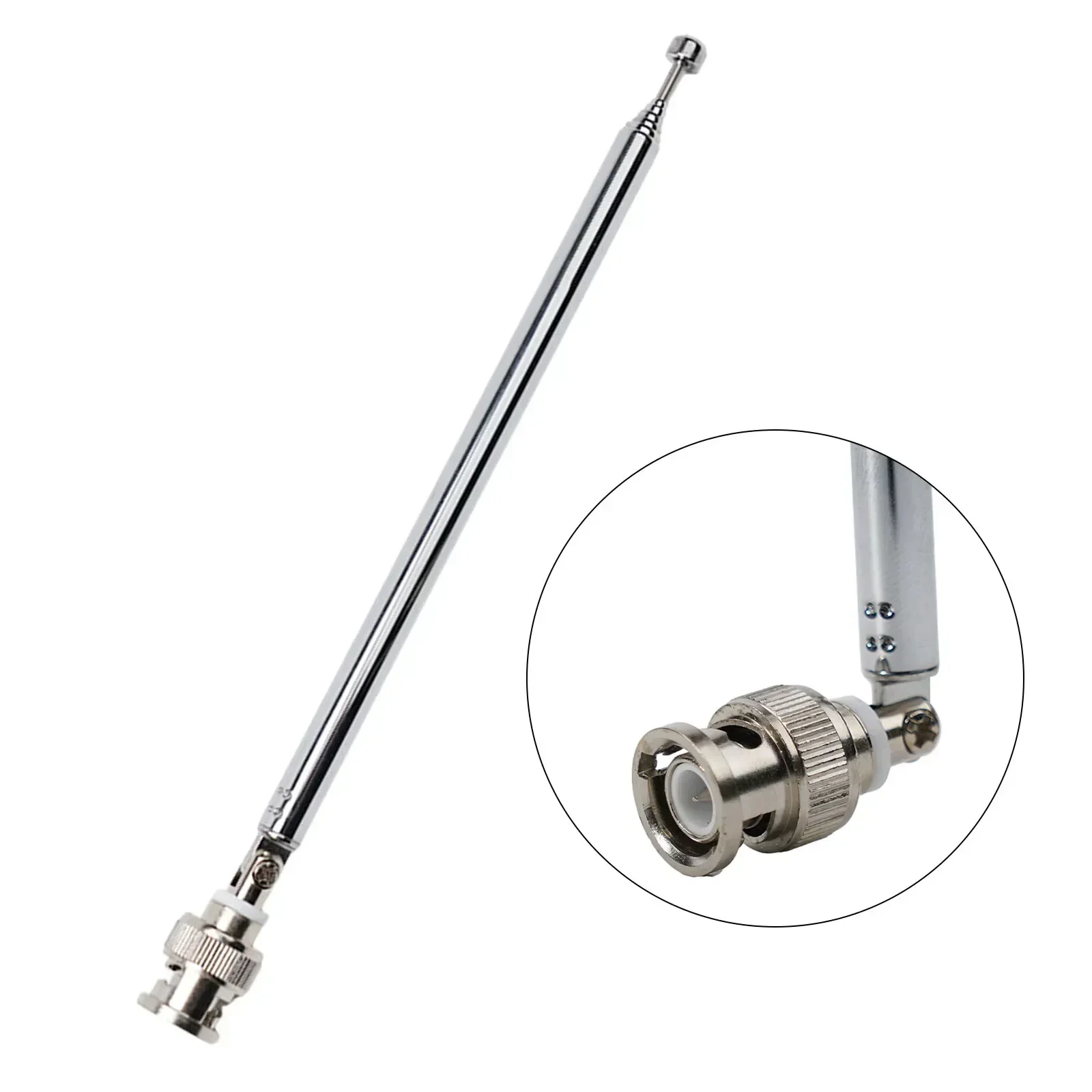 

New Useful Durable Scanner Antenna Telescopic BNC 7 Sections BNC Male Connector For Bingfu Radio Omni-directional