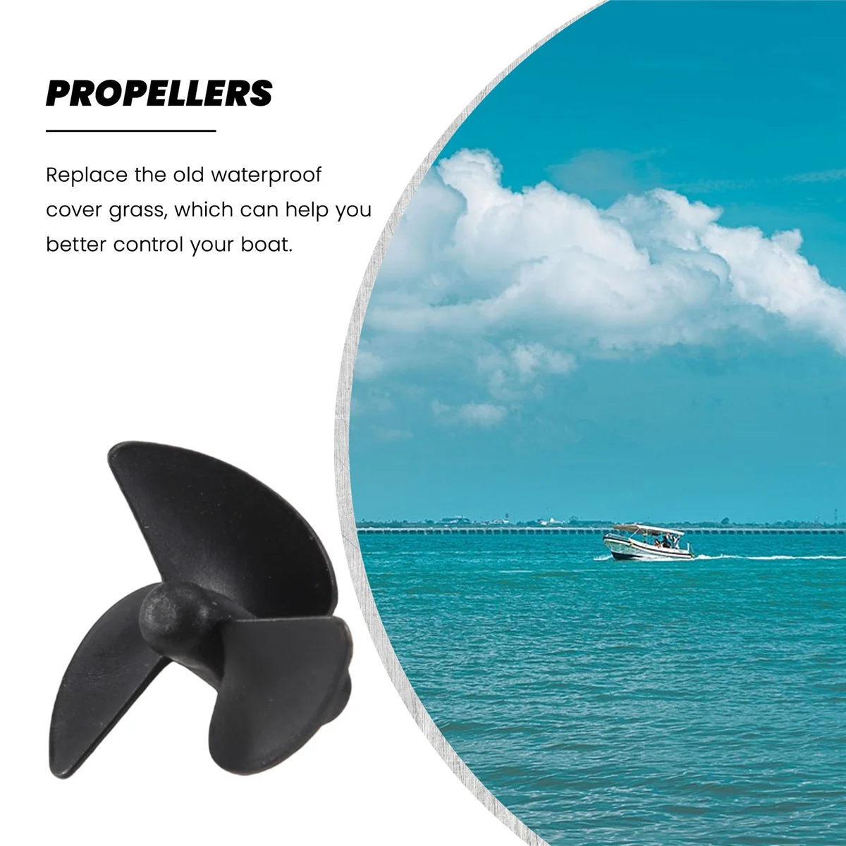 Запасные части для радиоуправляемой лодки, набор пропеллеров для рыболовных инструментов 2011-5, приманка, лодка, эхолот, часть корабля, положительный и обратный пропеллер, 4 шт.