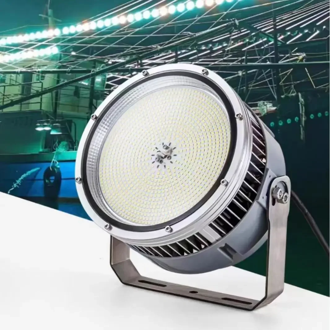 LED Fish Collection Light 1000W Marine Fishing Blue Light Sea Fishing Flood Light Fish Gathering