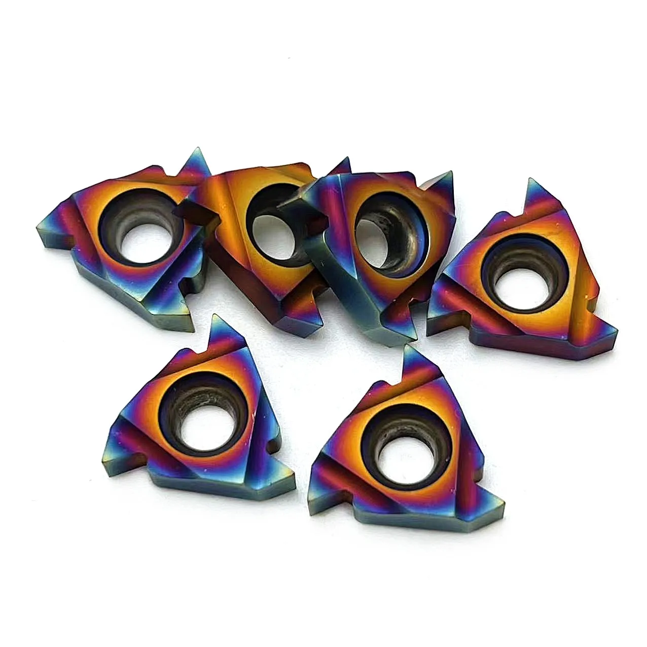 10pcs Nano blue MMT16ER AG60 KT7030 16ER16IR AG60 Carbide Blade Lathe Milling Cutter Turning Blade Machine Tool Threading Insert