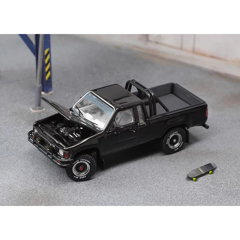 GCD Maßstab 1:64 1985 Hilux 4th (N50) SR5 Version Legierung Automodell Sammlung Display Ornament Spielzeug Geschenk