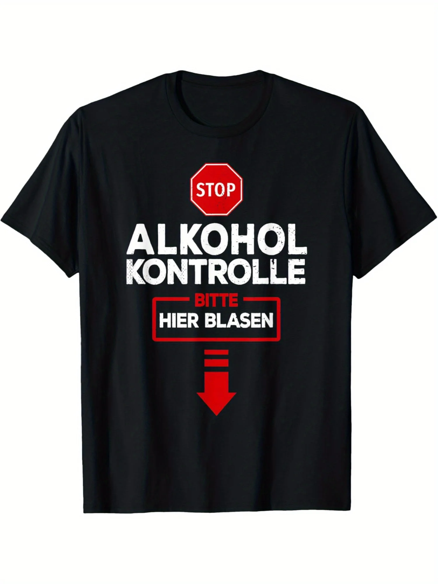 Alcohol Test Please Blow Funny Alcohol Test Women's T-shirt Funny Retro Men's T-shirt Summer Casual Short Sleeved Women Clothing