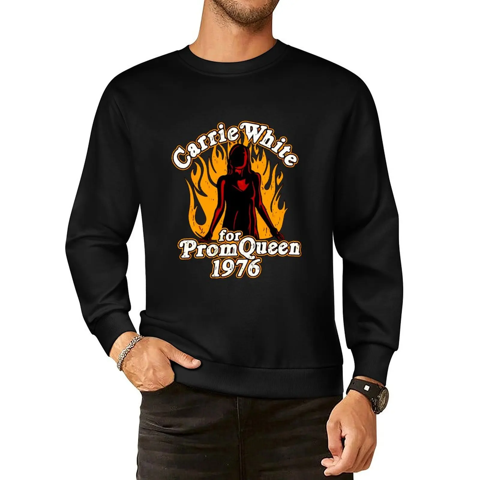 Carrie Movie Stephen King Pullover Hoodie men's clothing korean style clothes men's autumn clothes graphic sweatshirts