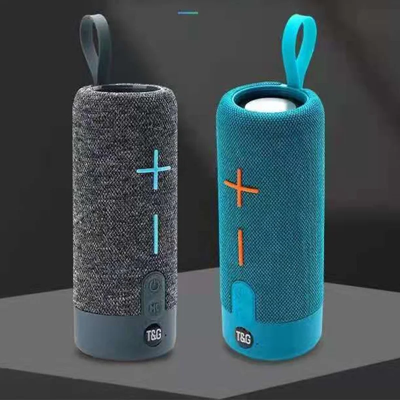 TWS Outdoor Portable Sound Column Wireless Bocina Bluetooth Speaker FM Camping Sound Box Loud Parlante Waterproof Music Box AUX