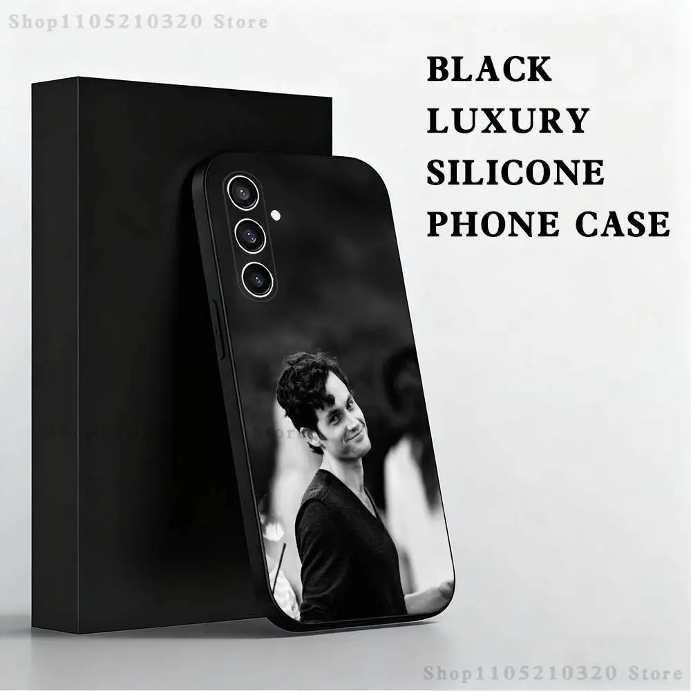 Custodia per telefono Joe G-Goldberg Y-You Series per Samsung S25, S24, S23, S22, S21, S20, S10, Ultra, Plus, Lite, FE, Cover morbida in silicone nero