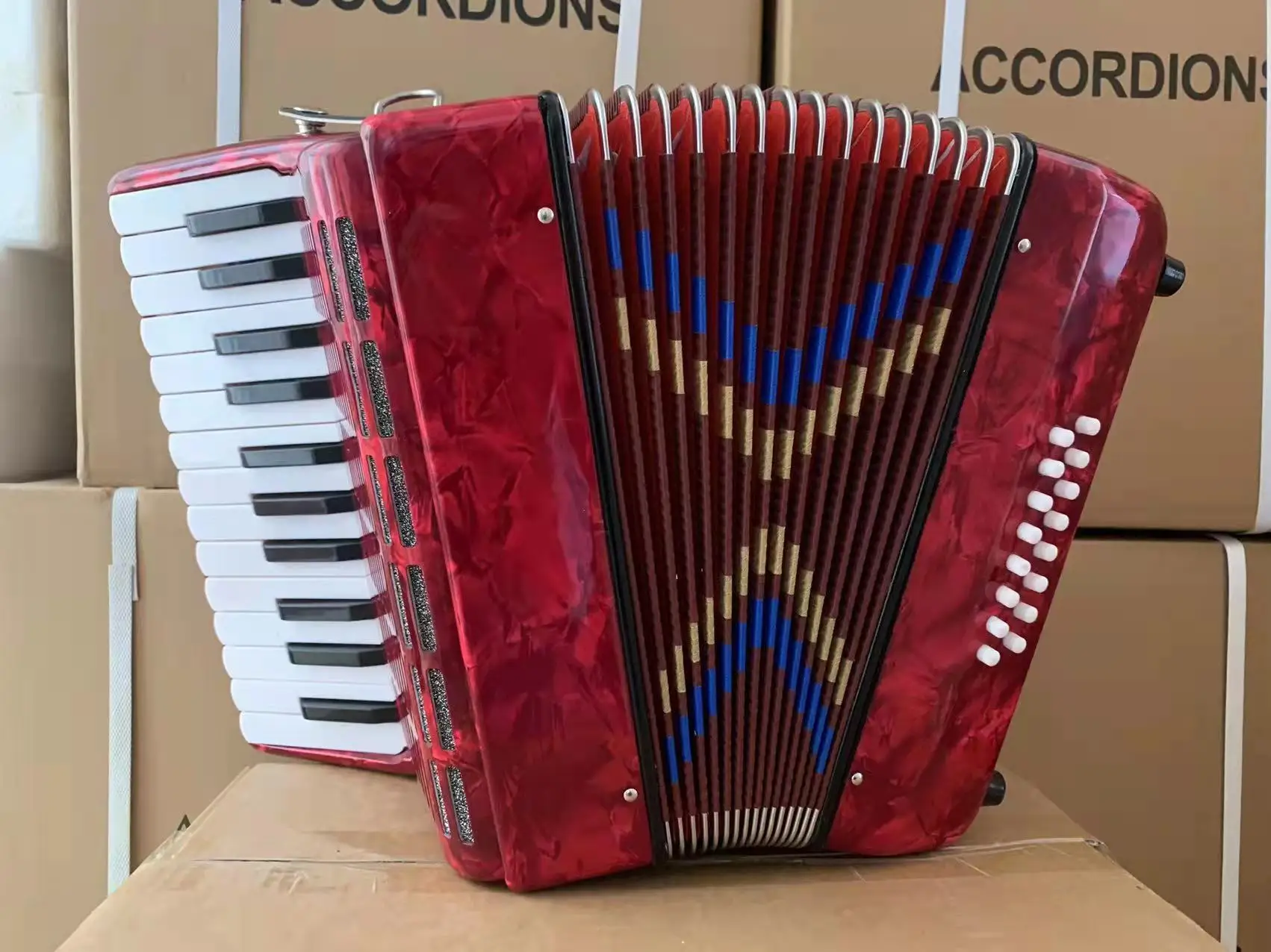 هوكو بيانو الأكورديون 16 زر الأكورديون Diatonic