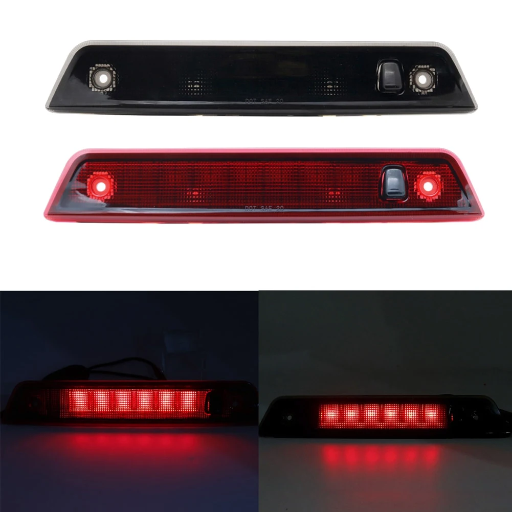 Para 2005-2010 Jeep Grand Cherokee High 3rd luz de freio LED luz traseira preta