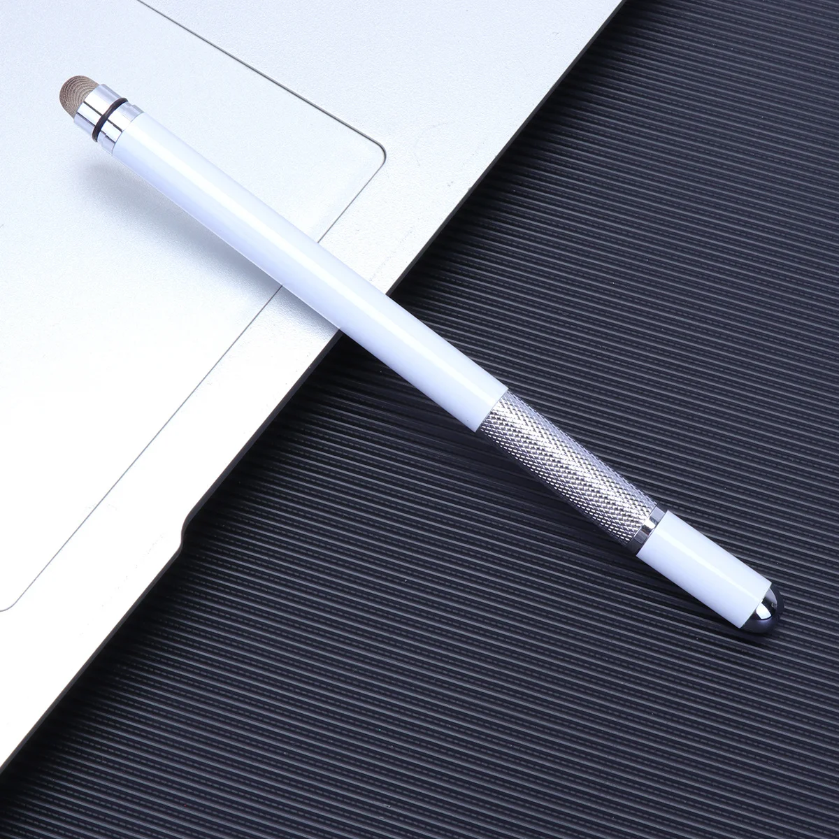 

Universal Capacitive Stylus Metal Disc Pen Blue for Phones Tablets Laptops Slim Lightweight Natural Writing Drawing