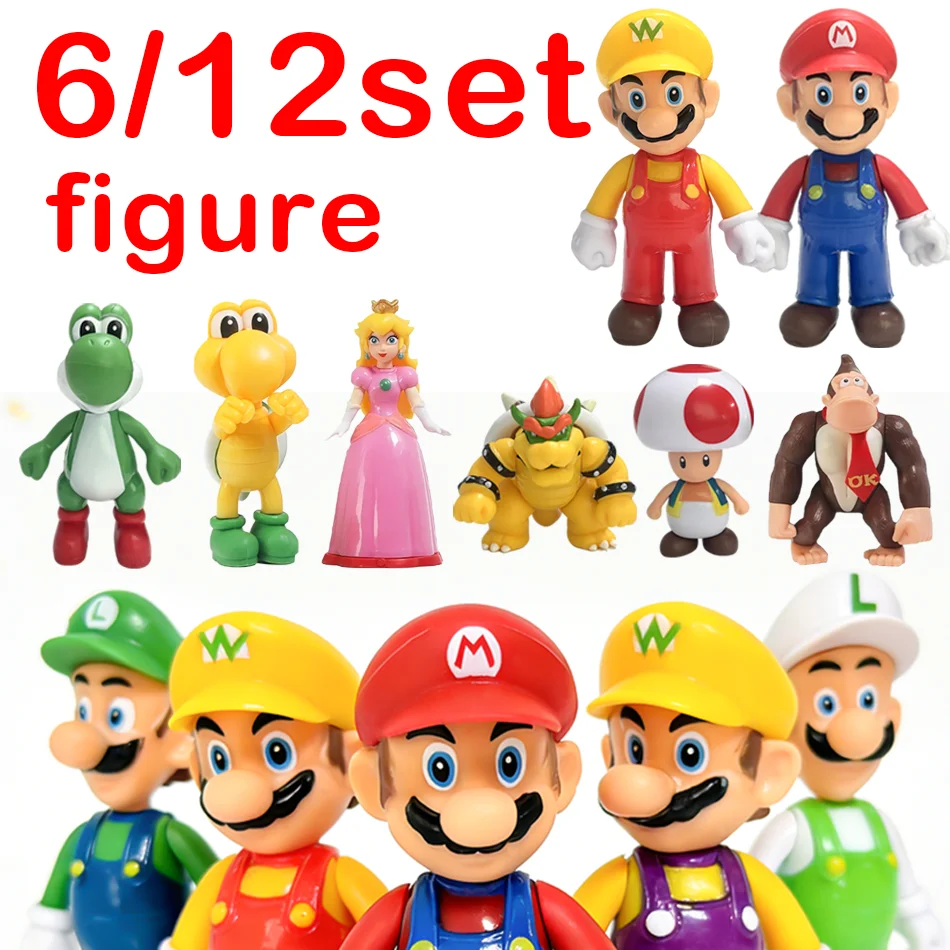 6/12Pcs S Marios Br…