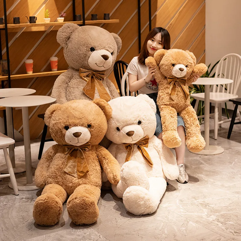 Orso gigante di alta qualità bambola di peluche morbido orso di peluche giocattoli di peluche ragazze regalo di compleanno amante di San Valentino