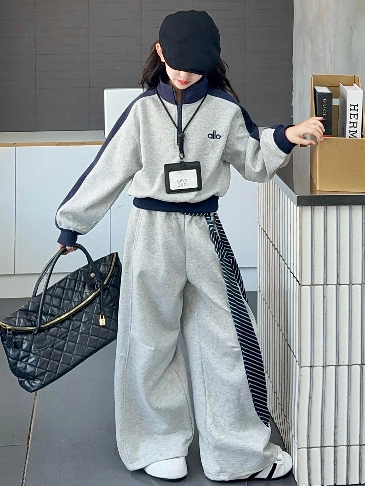 girls-spring-season-half-zip-color-block-hoodie-wide-leg-pants-set-2026-new-style-trendy-spring-clothing-two-piece-set