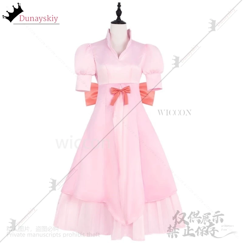 Anime Charlotte Pudding Cosplay Różowa Sukienka Księżniczki Damska Y2K Jirai Kei Dziewczęca Lolita Halloween Party Podwójny Kucyk Role-playing