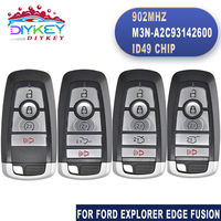 M3N-A2C93142600 For Ford Explorer Edge Fusion Expedition Mustang F-150 F-350 F-450 2017 2018 2019 2020 Remote Key ID49 902MHz