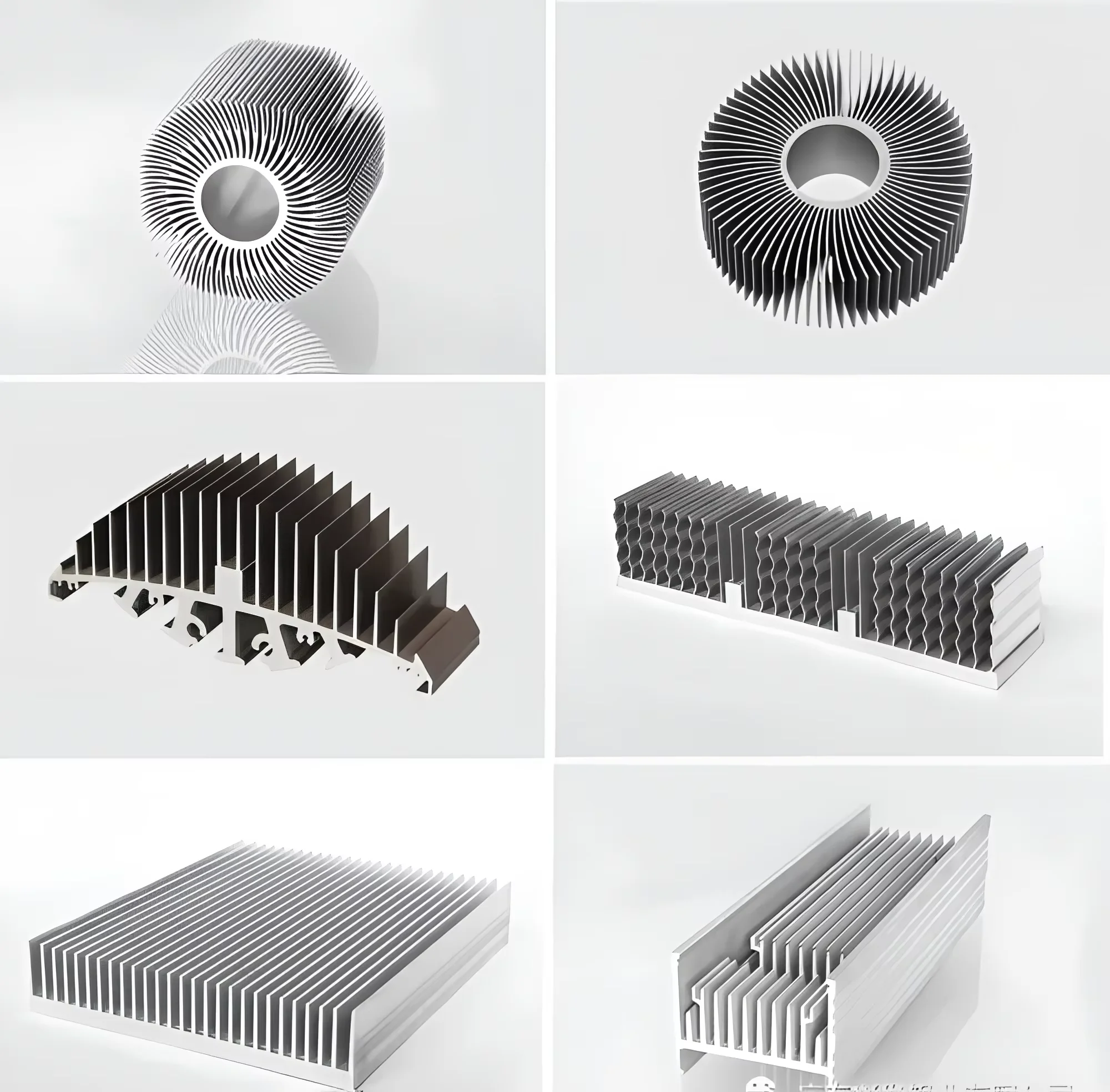 Custom Aluminum Factory 6000 Series Anodized HeatSink Aluminum Extruded Profile Heat Sink Enclosure Aluminum