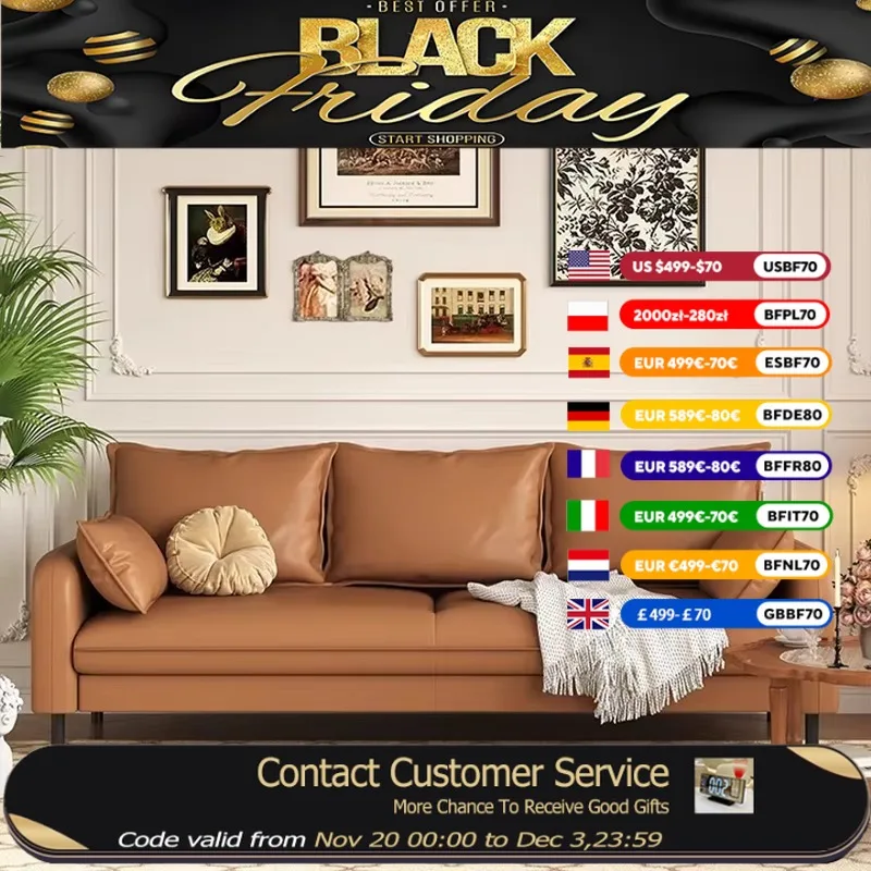 

Retro Living Room Sofa New Apartment Small Fabric Chaise Designer Sofa Double Recliner Muebles Para Salas Modernos Furniture