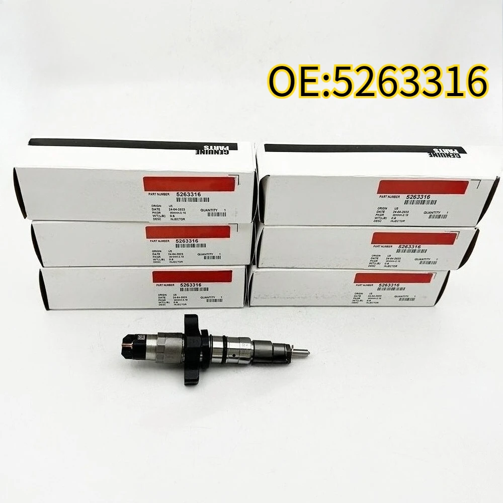 

For 6PCS 5263316 Performance 50HP Fuel Injector Superkit For Cummins 5.9L Dodge Ram Diesel 06-09 0445120238