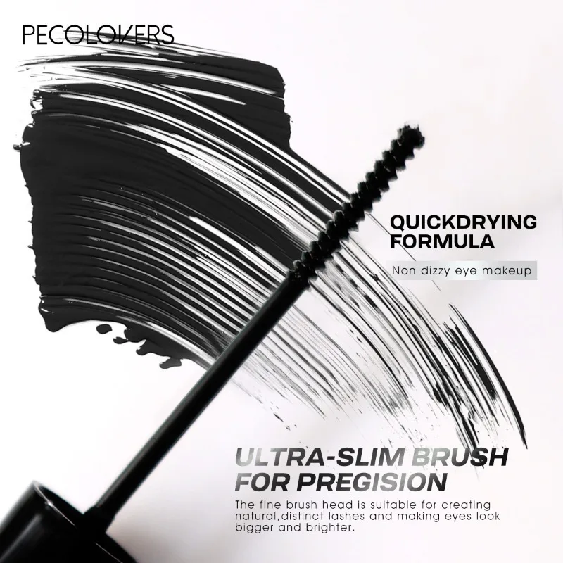 Black Mascara, Thick Eyelashes, Waterproof and Sweat-proof, Lasting and Natural, Creating Charming Eyes, Eye Cosmetics