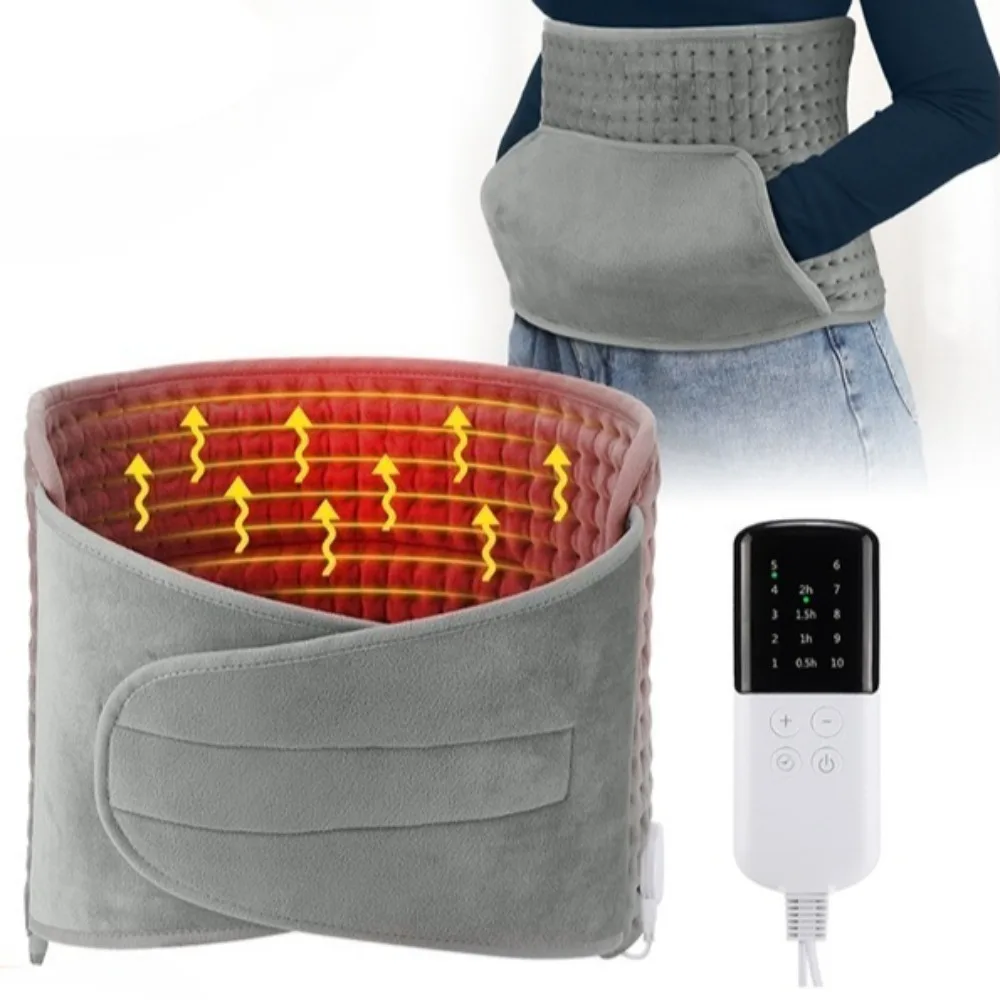 

Поддерживающий пояс с подогревом спины, электрический поясной бандаж с регулируемой температурой, теплый пояс для спины, грелка для живота, поясничная поддерживающая подушка