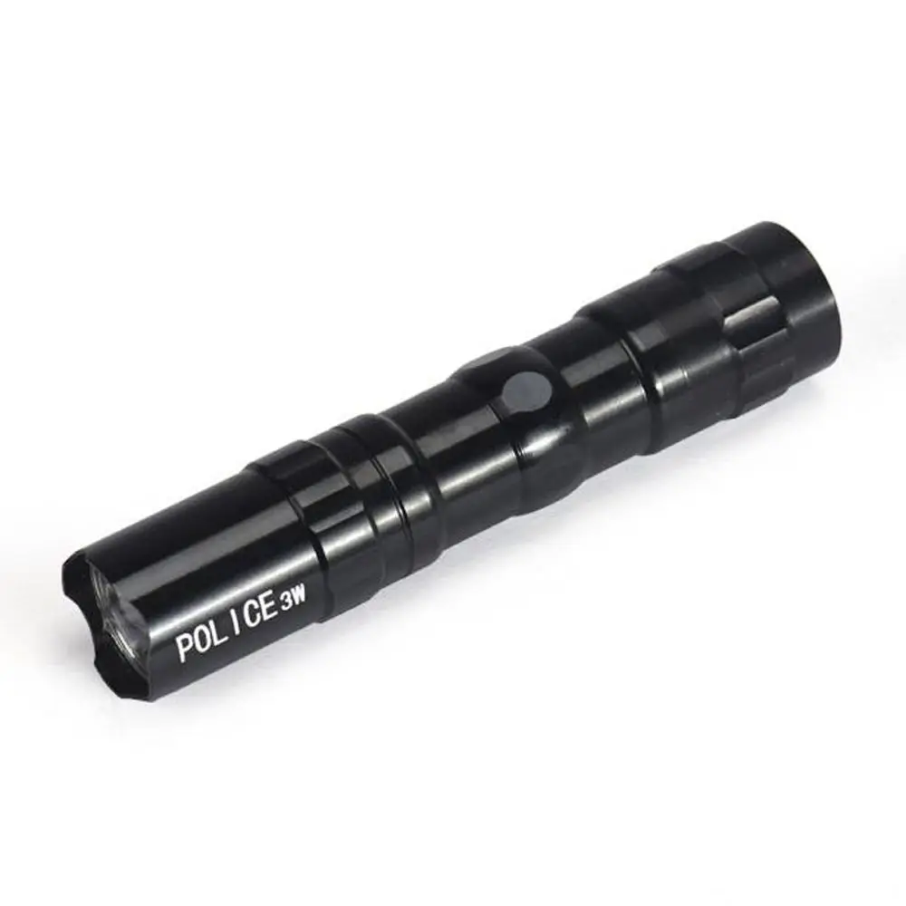 Useful Super Bright LED Flashlight Portable Mini Lamp Durable Aluminum Alloy Black Bulb Waterproof Outdoor Torch Light