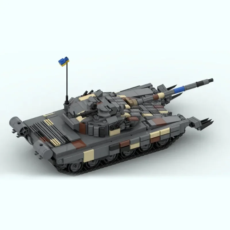 MOC-164301 Building blocks World War II T-72 Tank Model Military series Small particle diy  creative gift building blocks set