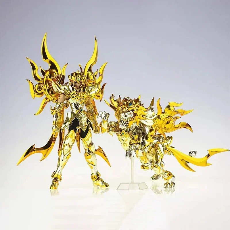 In Stock Toypoint/TP Model Saint Seiya Myth Cloth SOG Ex Leo Aiolia Totem/object Knights of Zodiac Metal Armor Action Figure Toy