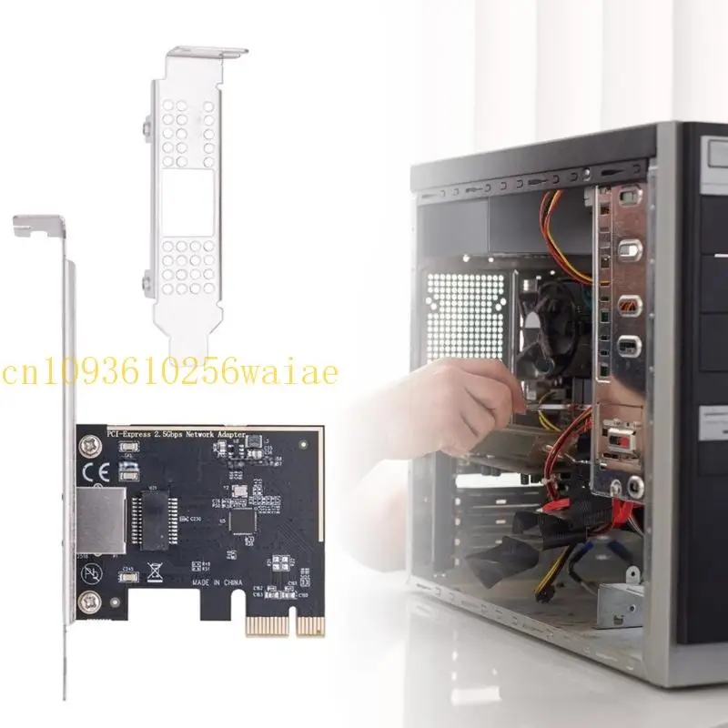 652F 2.5G PCIE to RJ45 네트워킹 카드 PCIE 네트워킹 카드 10/100/1000/2500MBPS RTL8125BG PC 용 칩 기가비트 이더넷 카드