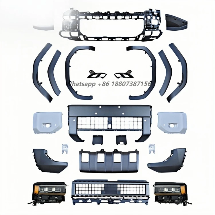 

Комплект для внедорожного тюнинга Prado LC250 2024: передняя решетка, задний бампер, защита, расширители арок, боковые подножки