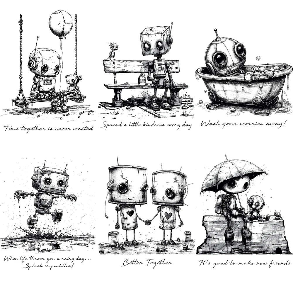 Francobolli 2025 Nuovo Better Together Timbri in silicone Scrapbooking Diario Decorazione Modello di goffratura Biglietto d'auguri fai da te fatto a mano