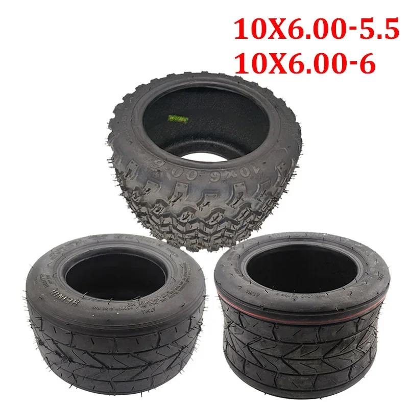 

10 Inch Widened 10x6.00-5.5 Vacuum Tyres for Small Harley Motorcycle Tubeless Tire 10x6.00-6 Electric Scooter Motor Special Tyre