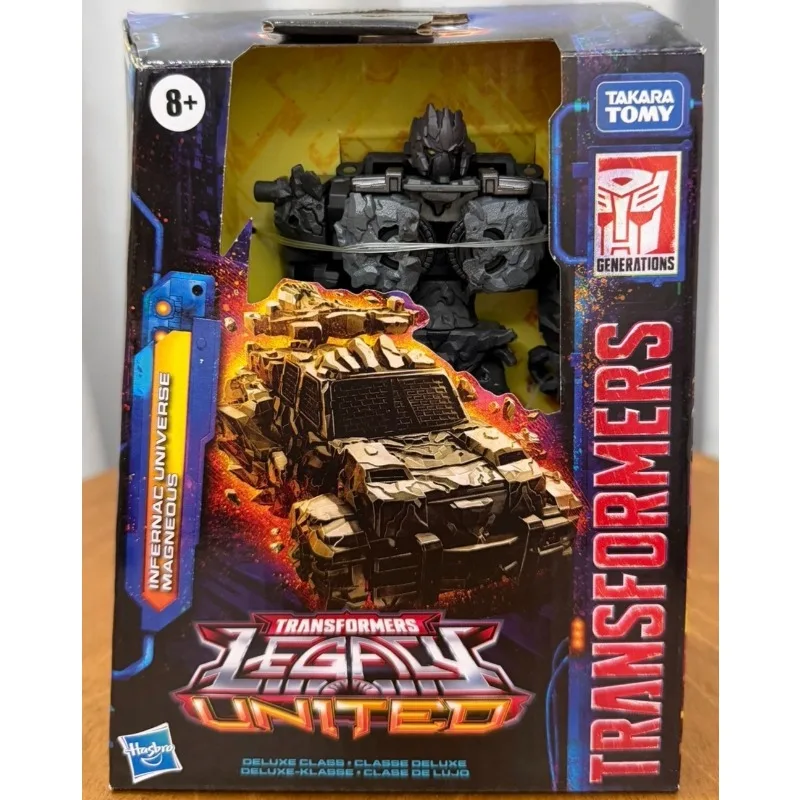 

New Hasbro Transformers Toys Legacy United Deluxe Magneous Anime Model Action Figures Robot Toy Collectibles Hobbies Gifts