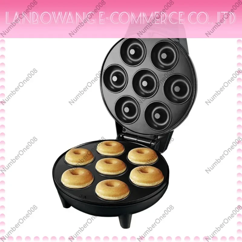 US Standard 110V Electric Donut Maker Multi-functional Breakfast Griddle for Mini Cake Pancake Baking