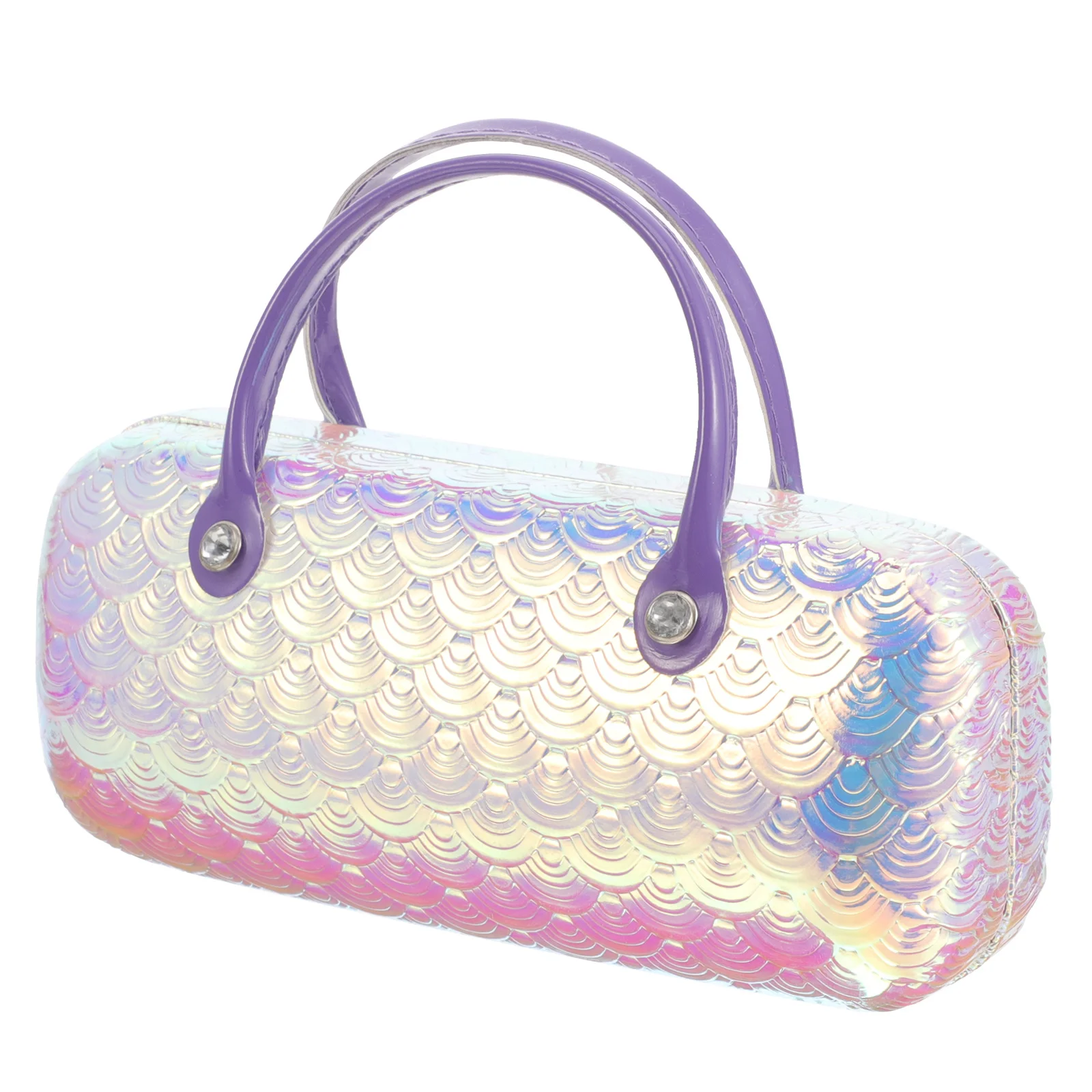 

Creative Portable Handheld Eyeglass Case PU Storage Box Multifunctional Travel Organizer Sunglass Hard Case Glasses