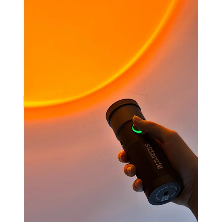 Four-Color Flashlight Beam Torch Insert Modeling Light Effect Zoomable Photography Fill Light