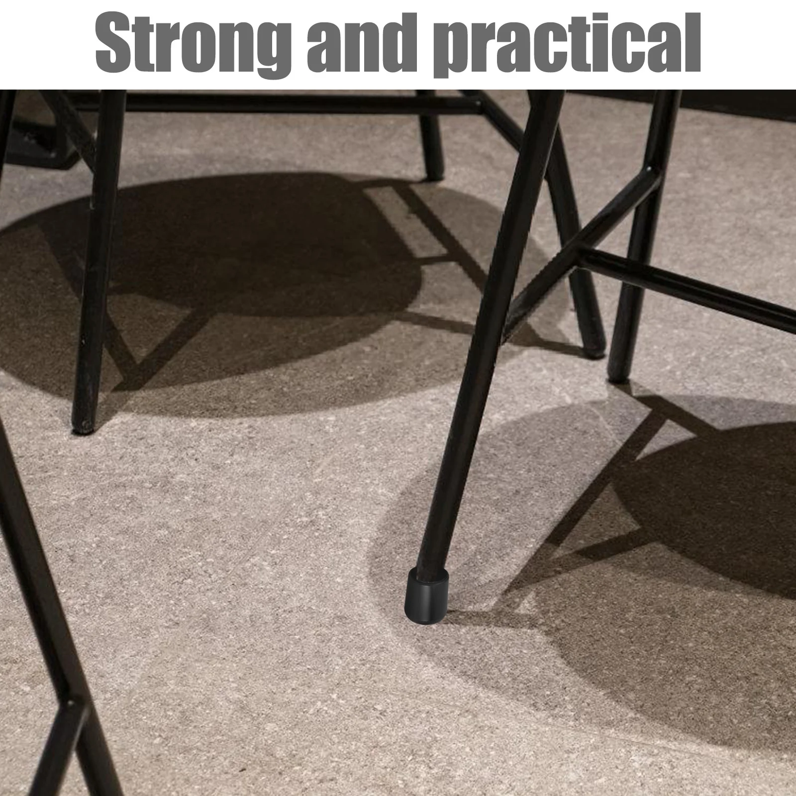 

8 pcs Round Durable Plastic Feet Protectors Easy Installation Floor Scratch Proof For Indoor Outdoor Covers Replacement Chair