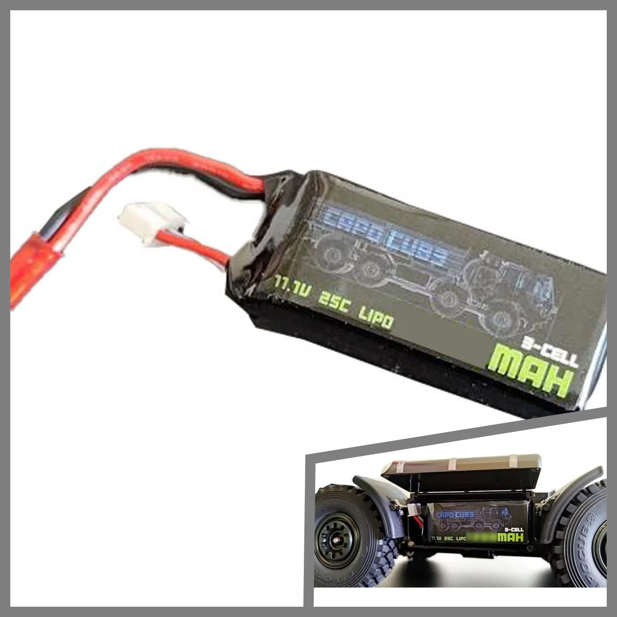 

CAPO CUB3 3S 11,1 В 1200 мАч 25C Li Аккумулятор для CUB3 1/18 RC Crawler Mini TATRA Радиоуправляемый внедорожник DIY Модельная часть