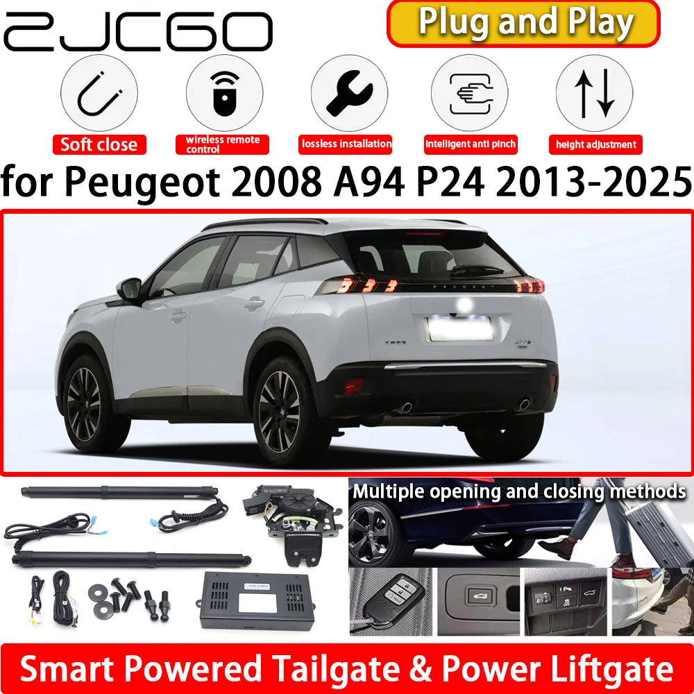 for Peugeot 2008 A94 P24 2013-2025 OEM Automatic Electric Powered Tailgate Power Liftgate Tail Gate Lift Kit System Plug & Play