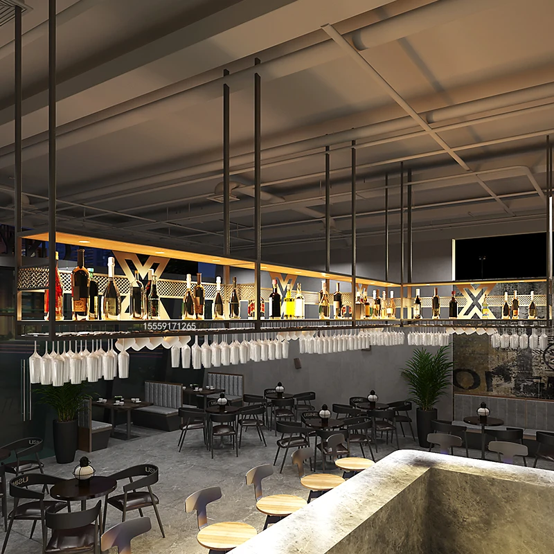 Organizzazione Portaoggetti Buffet Armadi Accessori moderni Cucina Display industriale Scaffali da bar Soggiorno Mobili Szafka