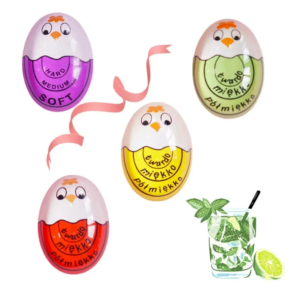 Egg Timer Color Changing Indicator Kitchen Boiled Egg Timer Resin Perfect Boiled Eggs By Temperature Home Kitchen Gadget