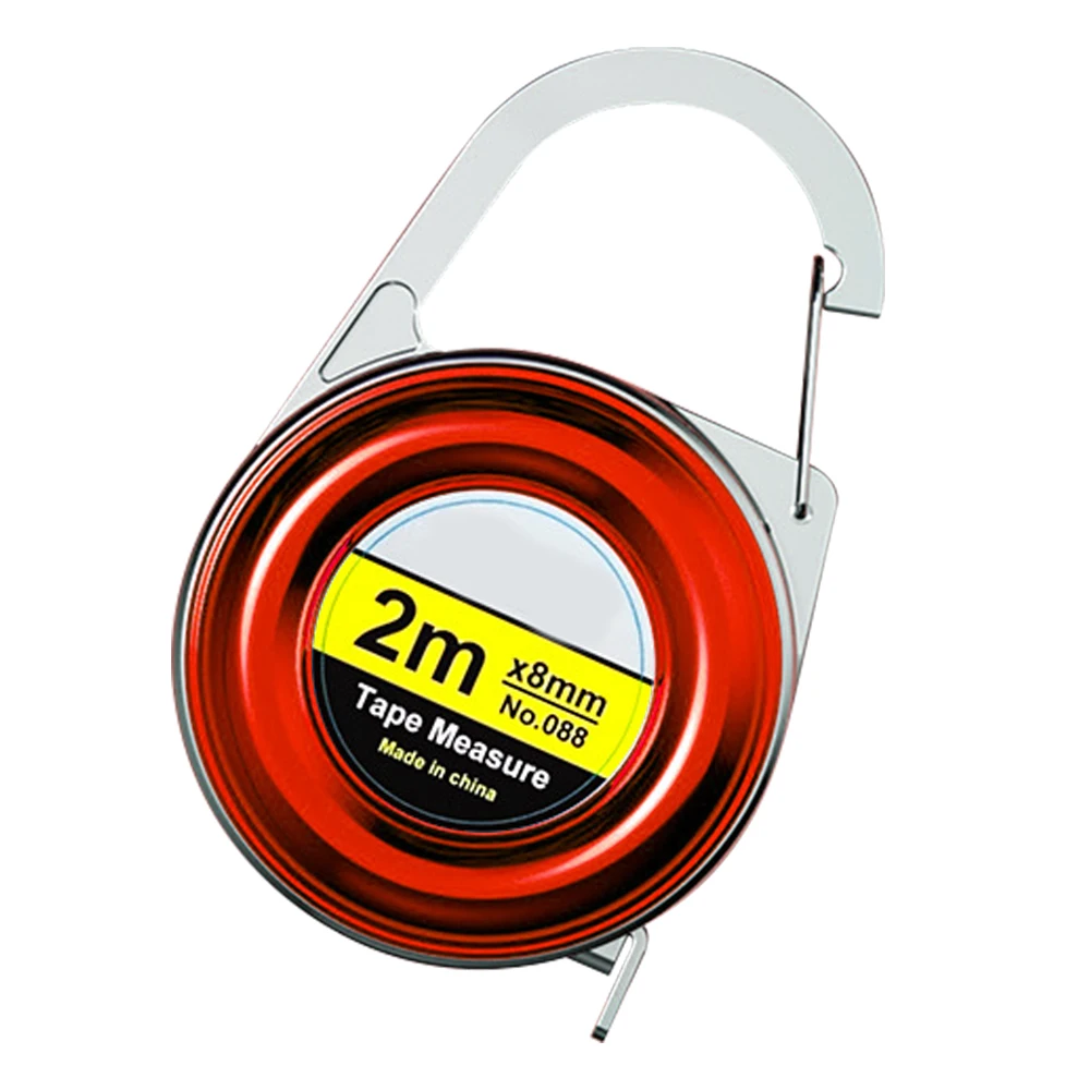2M Tape Measure Stainless Steel Tape Measure Compact Portable SK5 Stainless Steel Tape Measure High Precision Ruler