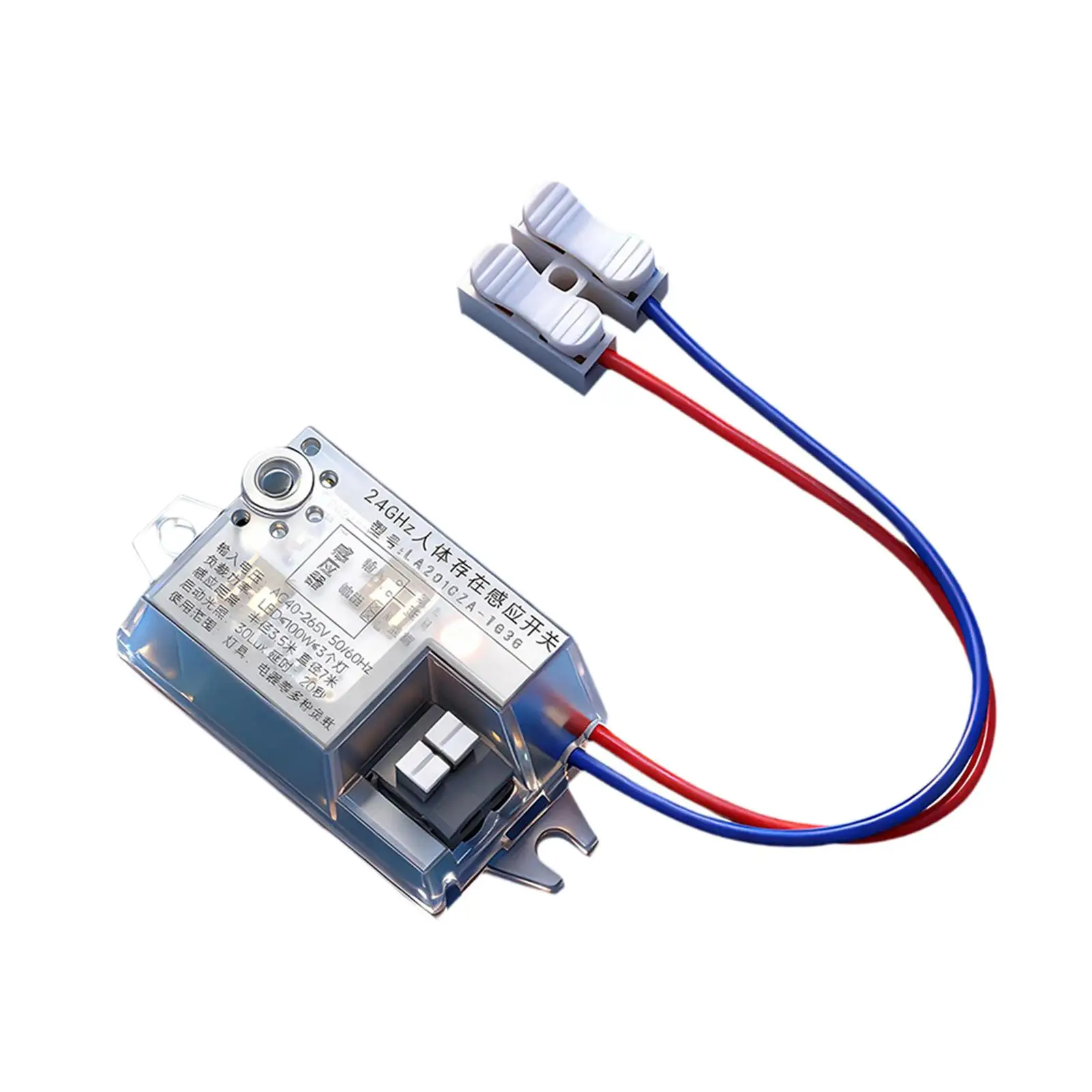 Interruttore con sensore di movimento per luce intelligente multiuso leggero per pezzi di ricambio per campanelli 100 W Interruttore di accensione/spegnimento automatico CA 40-265 V