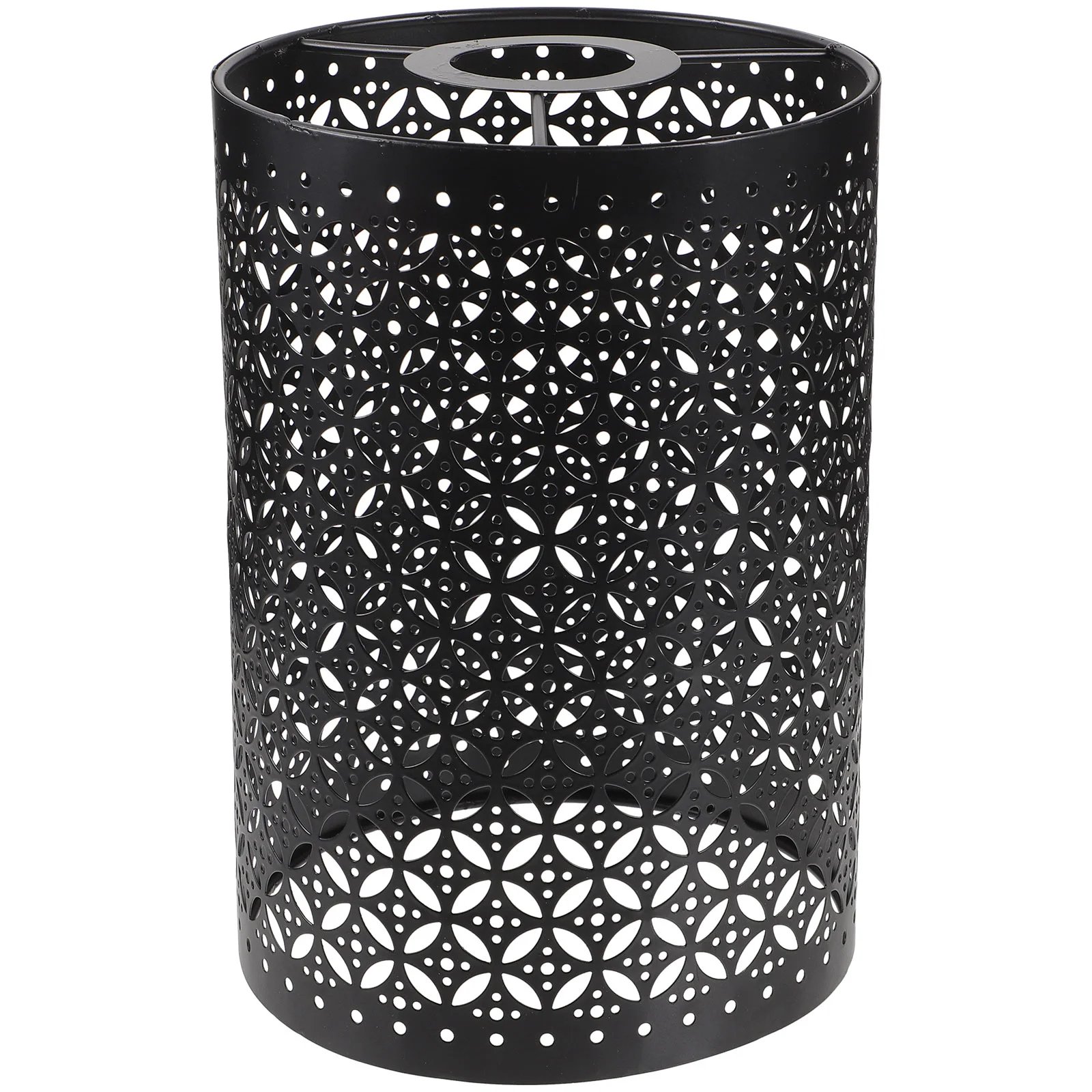 

Wrought Iron Hollow Lampshade Light Covers Modern for Wall at Home Lampshades Table Floor Black