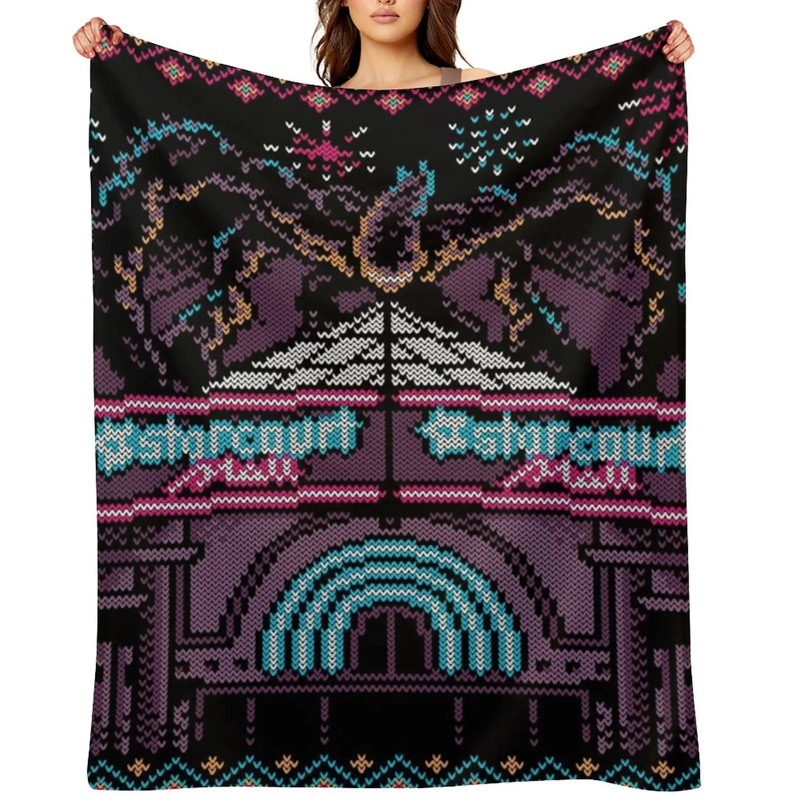 Stranger Sweater 3 Throw Blanket Warm Sofas For Decorative Sofa Extra Large Throw Blankets