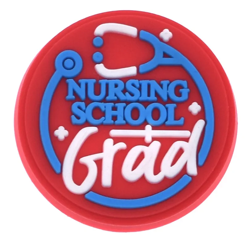 PVC Nurse Medical Clothes Bands Hats Shoe Buckle Charms Accessories Decorations for Sandals Sneaker Clog Wristbands Pins DIY Gif