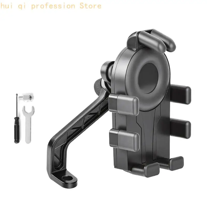 Robuste Motorrad-Lenkerhalterung aus Kunststoff mit Luftfederungstechnologie, einfache Installation für eine stabile – Detail 3