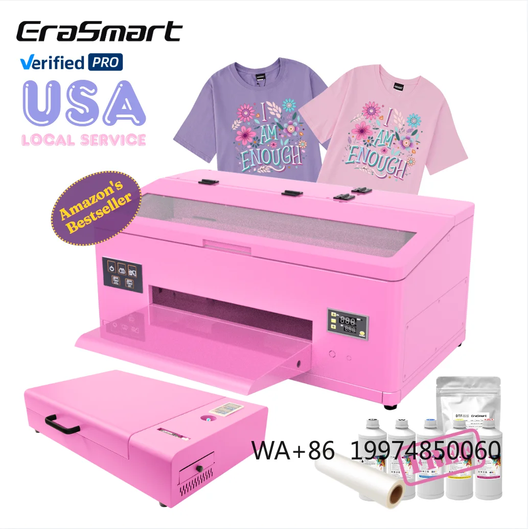 Pink DTF Printer T-Shirts Textiles Garment Clothes Sticker UV DTF Printing Machine DTF Printer Printing Machine